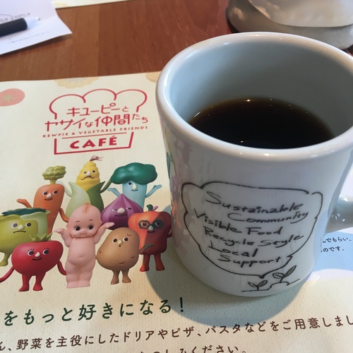 キユーピーとヤサイな仲間たちカフェに行きました